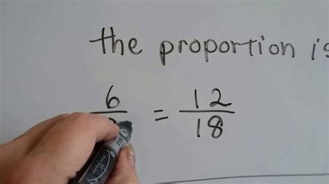 how to do proportion fractions.